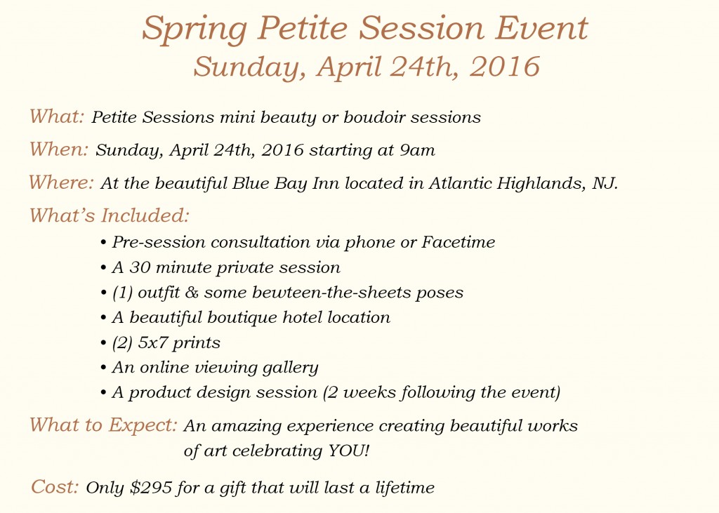 2016_Petite_Session_Info