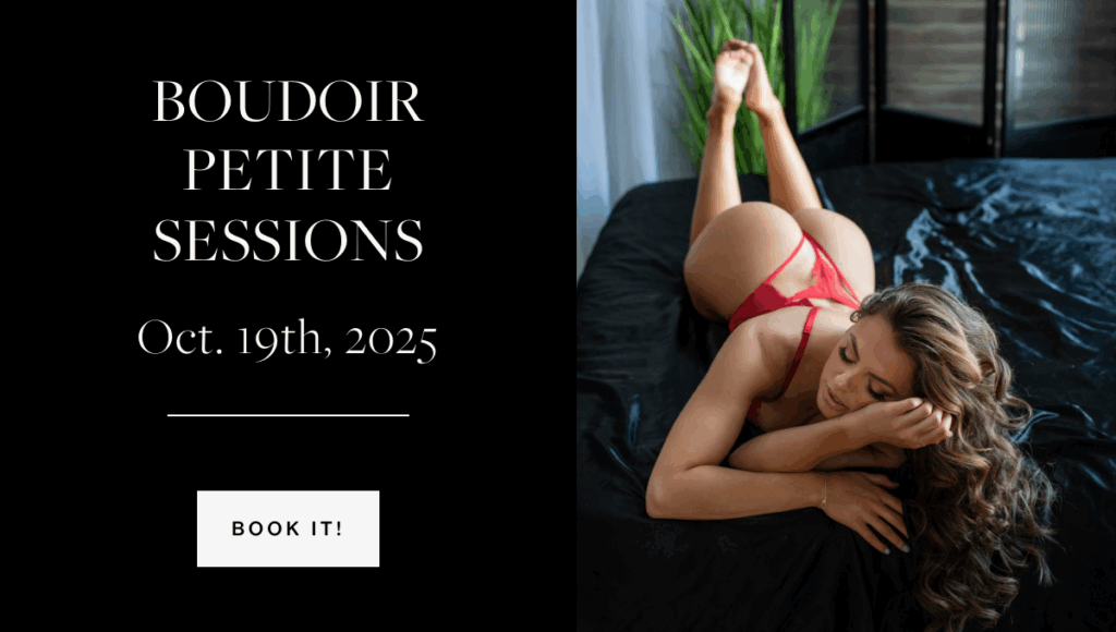 Boudoir Petite Session Date Announcement - October 19th, 2025